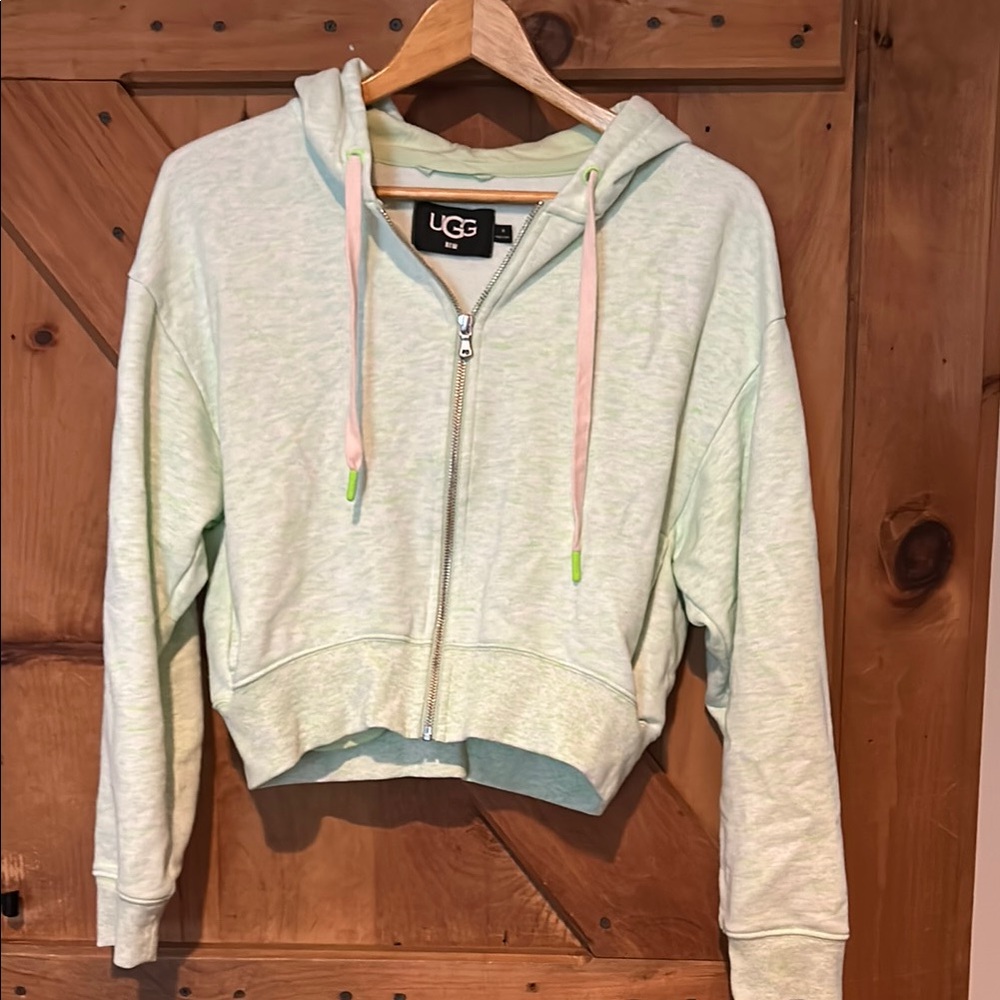 UGG Mint Green Zip-Up Hoodie